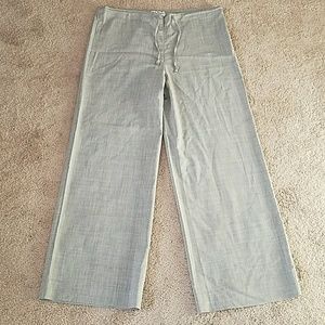 Salvatore Ferragamo gray pants size 12